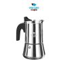 One Two Cups Moka Pot Teko Kopi Espresso Coffee Maker Stovetop 4 Cup 200ml - Z70