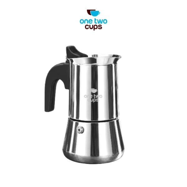 One Two Cups Moka Pot Teko Kopi Espresso Coffee Maker Stovetop 4 Cup 200ml - Z70