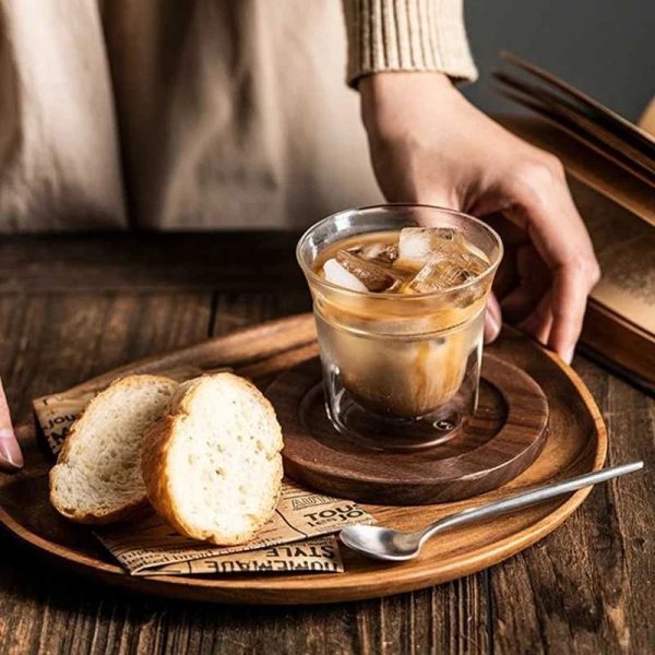 One Two Cups Gelas Kaca Aesthetic Kopi Espresso Double Wall Glass - SN510 - 180ml