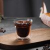 One Two Cups Gelas Kaca Aesthetic Kopi Espresso Double Wall Glass - SN510 - 180ml