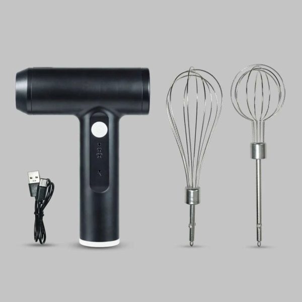 ginee_20260930144340769_8848030330.jpeg One Two Cups Mixer Tangan Mini Electric Whisk Wireless Multi Function - HMF20 - Hitam