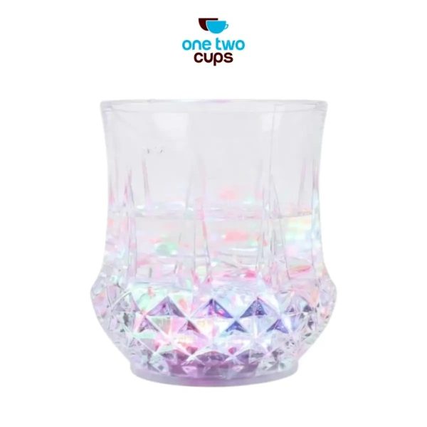 One Two Cups Gelas Whisky Cocktail Old Fashion Rock Plastic LED 110ml - SH527