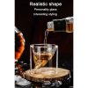 One Two Cups Gelas Whisky Cocktail Double Wall Skull Rock Glass 150ml - SG-02