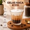 ginee_20260930145357405_5490381020.jpeg One Two Cups Gelas Kaca Aesthetic Kopi Espresso Latte Bomber Glass - SN502 - Amber