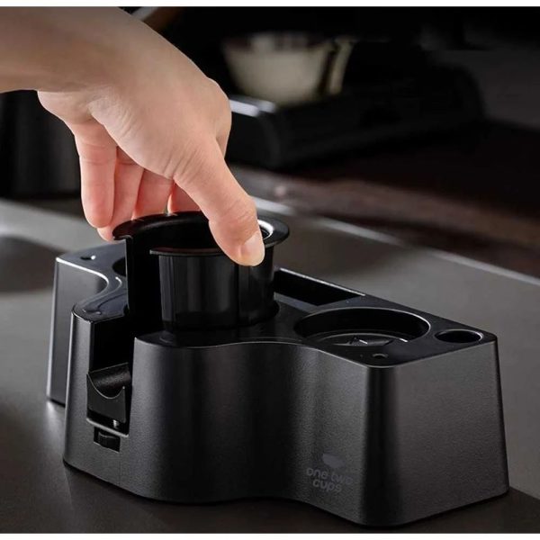 ginee_20260930150018658_3389674514.jpeg One Two Cups Base Alat Kopi Portafilter Tamper Mat Storage Adjustable - BB-350