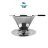 ginee_20260930150056817_0708279262.jpeg One Two Cups Saringan Kopi Stainless Filter V60 Double Layer Small - FS-40S