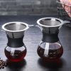 ginee_20260930150057718_1438063669.jpeg One Two Cups Saringan Kopi Stainless Filter V60 Double Layer Small - FS-40S