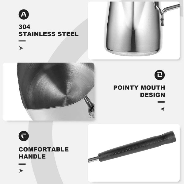 ginee_20260930151810671_2484551491.jpeg One Two Cups Gelas Jug Melted Butter Pot Stainless Steel Long Handle - S07 - 900ml