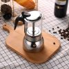 One Two Cups Moka Pot Teko Kopi Espresso Coffee Maker Dual Valve 3 Cup 160ml - Z61