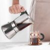 One Two Cups Moka Pot Teko Kopi Espresso Coffee Maker Dual Valve 3 Cup 160ml - Z61