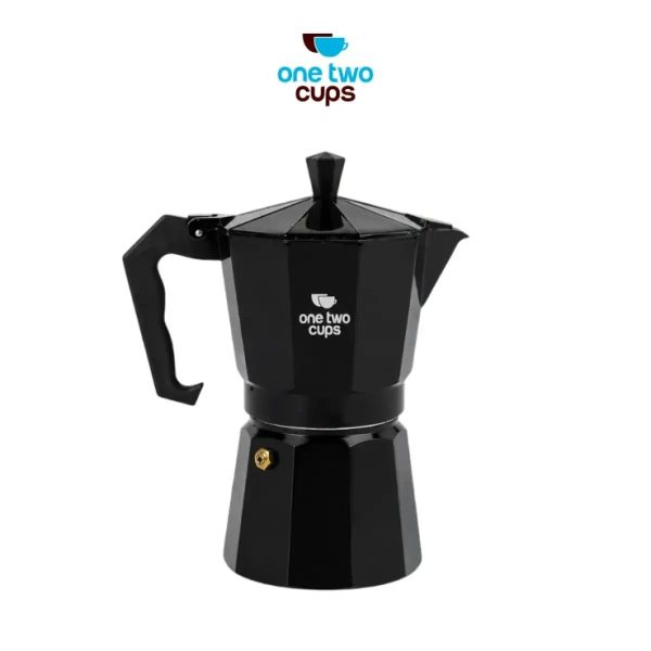ginee_20260930151959306_4952440621.jpeg One Two Cups Moka Pot Teko Kopi Espresso Coffee Maker Stovetop 6 Cup 300ml - LI25