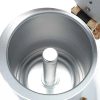 One Two Cups Moka Pot Teko Kopi Espresso Coffee Maker Stovetop 3 Cups 150ml - Z75