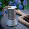 One Two Cups Moka Pot Teko Kopi Espresso Coffee Maker Stovetop 3 Cups 150ml - Z75