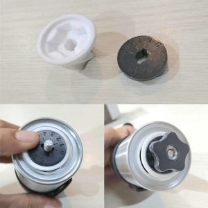 One Two Cups Burr Ceramic Mata Grinder Kopi with Adaptor for OTC48