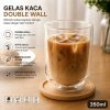 ginee_20260930152222635_9375124002.jpeg One Two Cups Gelas Kaca Aesthetic Kopi Teh Double Wall Glass - PLY1710