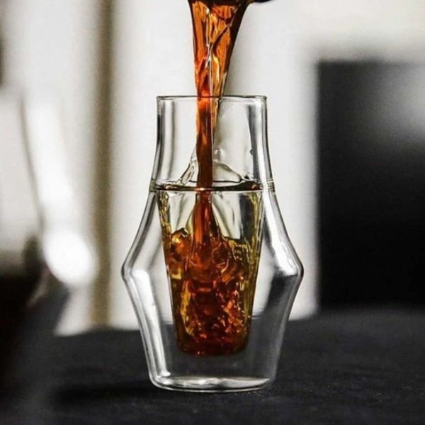 ginee_20260930154718665_1289668414.jpeg One Two Cups Gelas Kaca Aesthetic Kopi Double Wall Glass 260ml - SN530
