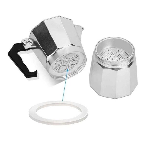 One Two Cups Karet Silikon Moka Pot Teko Kopi Seal Gasket 10 PCS 3 Cup - Z20-10