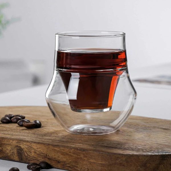 ginee_20260930154831885_4306724791.jpeg One Two Cups Gelas Kaca Aesthetic Kopi Double Wall Glass 100ml - SN520