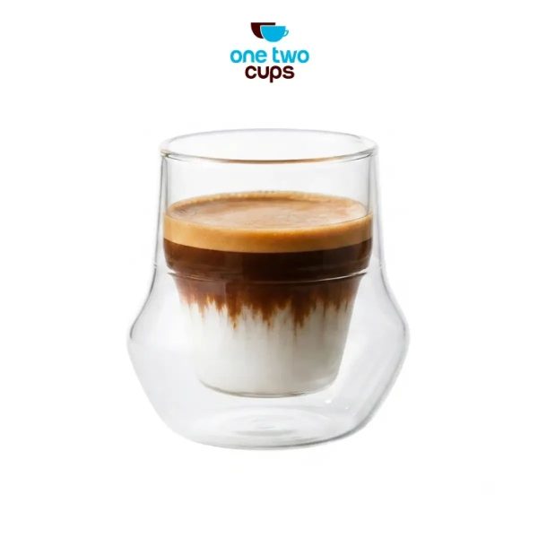 ginee_20260930154832036_9269230256.jpeg One Two Cups Gelas Kaca Aesthetic Kopi Double Wall Glass 100ml - SN520