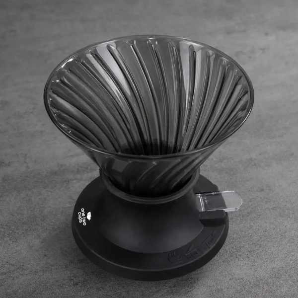 ginee_20260930155510914_1618273284.jpeg One Two Cups V60 Coffee Dripper Alat Seduh Kopi Manual Kaca 1-4 Cups - VD-50R