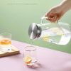 One Two Cups Teko Pitcher Kaca Borosilikat Tahan Panas Water Jug 1.8L - SL335