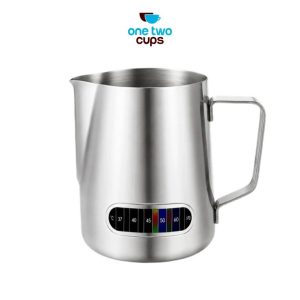 One Two Cups Milk Jug Pitcher Susu Latte Art Stainless Steel 600ml - L-2016