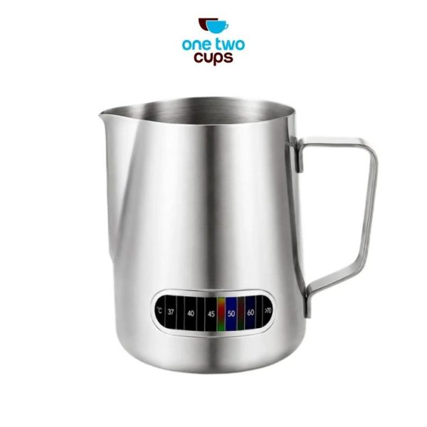One Two Cups Milk Jug Pitcher Susu Latte Art Stainless Steel 600ml - L-2016