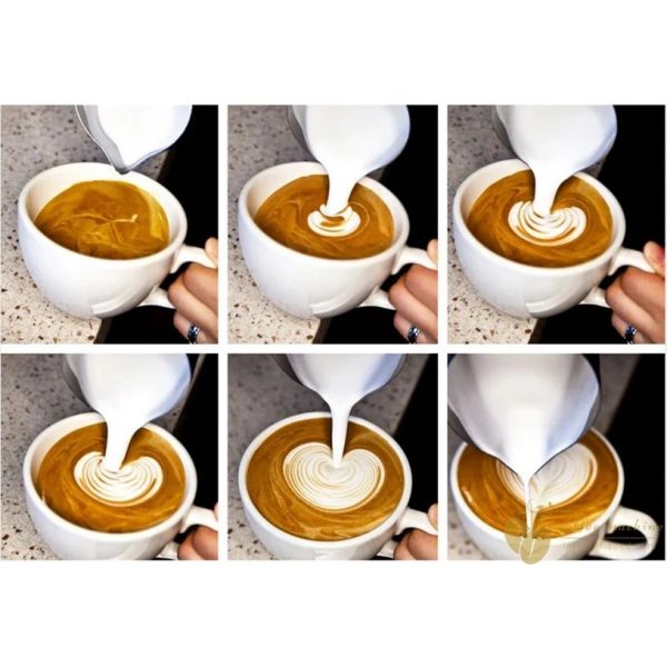 One Two Cups Milk Jug Pitcher Susu Latte Art Stainless Steel 600ml - L-2016