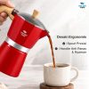 One Two Cups Moka Pot Teko Kopi Espresso Maker Stovetop Induksi - PL-315