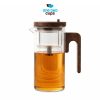 One Two Cups Teko Teh Kaca Tahan Panas One Click Filter Magnet Teapot - TR-68 - 600ml
