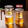 One Two Cups Teko Teh Kaca Tahan Panas One Click Filter Magnet Teapot - TR-68 - 600ml