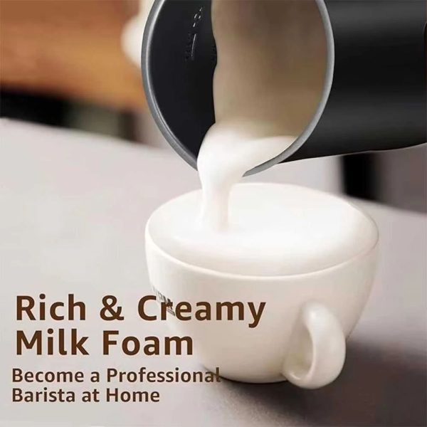 ginee_20260930162438642_5215524321.jpeg One Two Cups Teko Pembuat Buih Susu Elektrik Milk Frother 500W 350ml - TM-5501