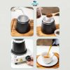 One Two Cups Moka Pot Teko Kopi Espresso Maker Stovetop 6 Cup 300ml - LI20