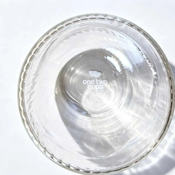 ginee_20260930162712348_4523191641.jpeg One Two Cups Gelas Kaca Aesthetic Kopi Double Wall Glass 250 ml - KT015 - Motif Wide Stripe