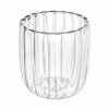 ginee_20260930162712469_8888522653.jpeg One Two Cups Gelas Kaca Aesthetic Kopi Double Wall Glass 250 ml - KT015 - Motif Wide Stripe