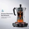 One Two Cups Moka Pot Teko Kopi Espresso Coffee Maker Stovetop - L10 - 12 Cup 600ml